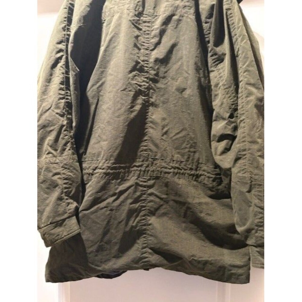 Vintage NORSKA Green Ski Hike Full Zip Snaps Parka Mens Size Medium Nordic - Picture 15 of 16